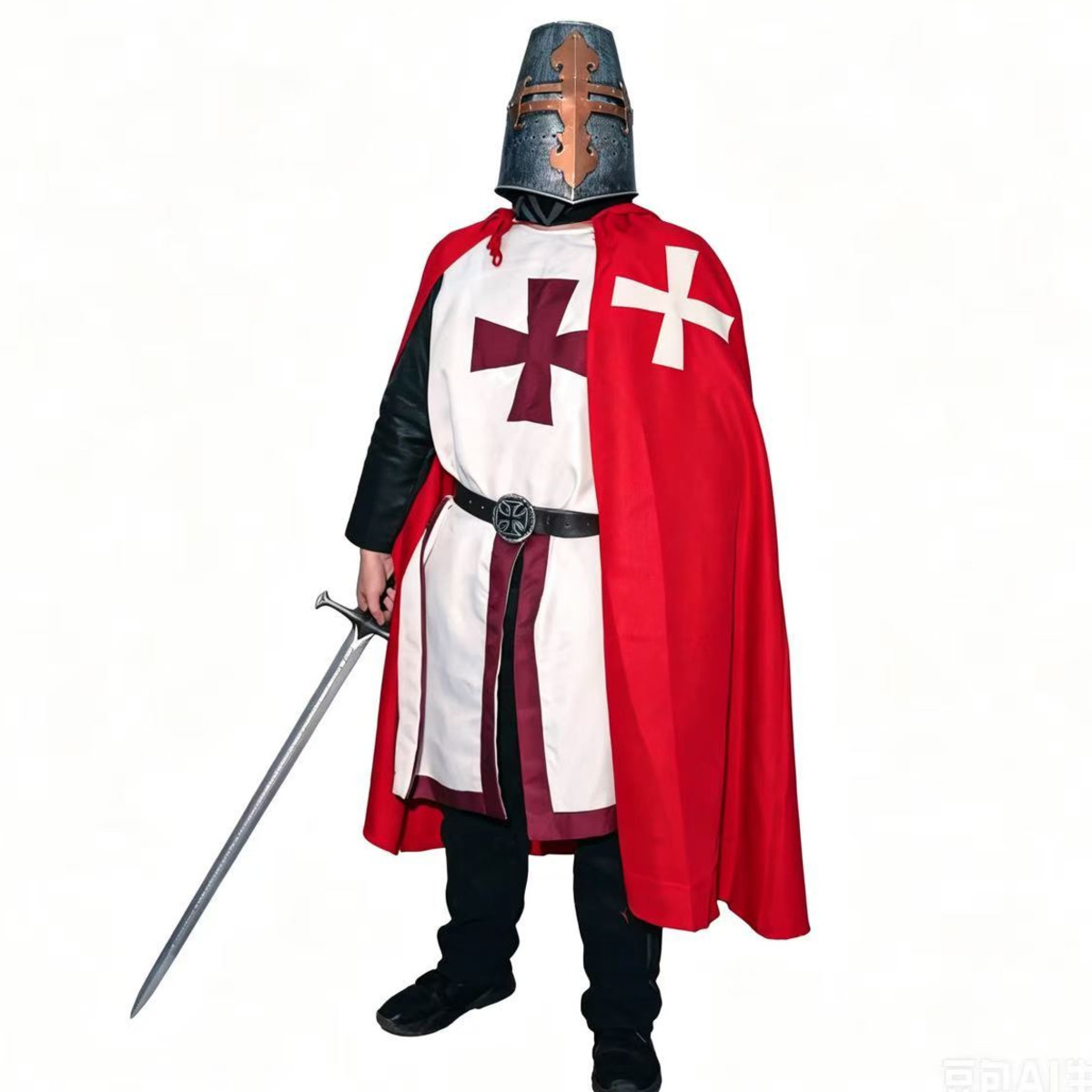 Anime Cosplay For Halloween - Medieval S-4XL cruzado dos homens cavaleiros