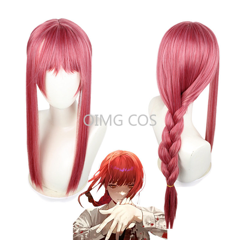 Anime Cosplay Makima - Anime motosserra homem makima peruca cosplay
