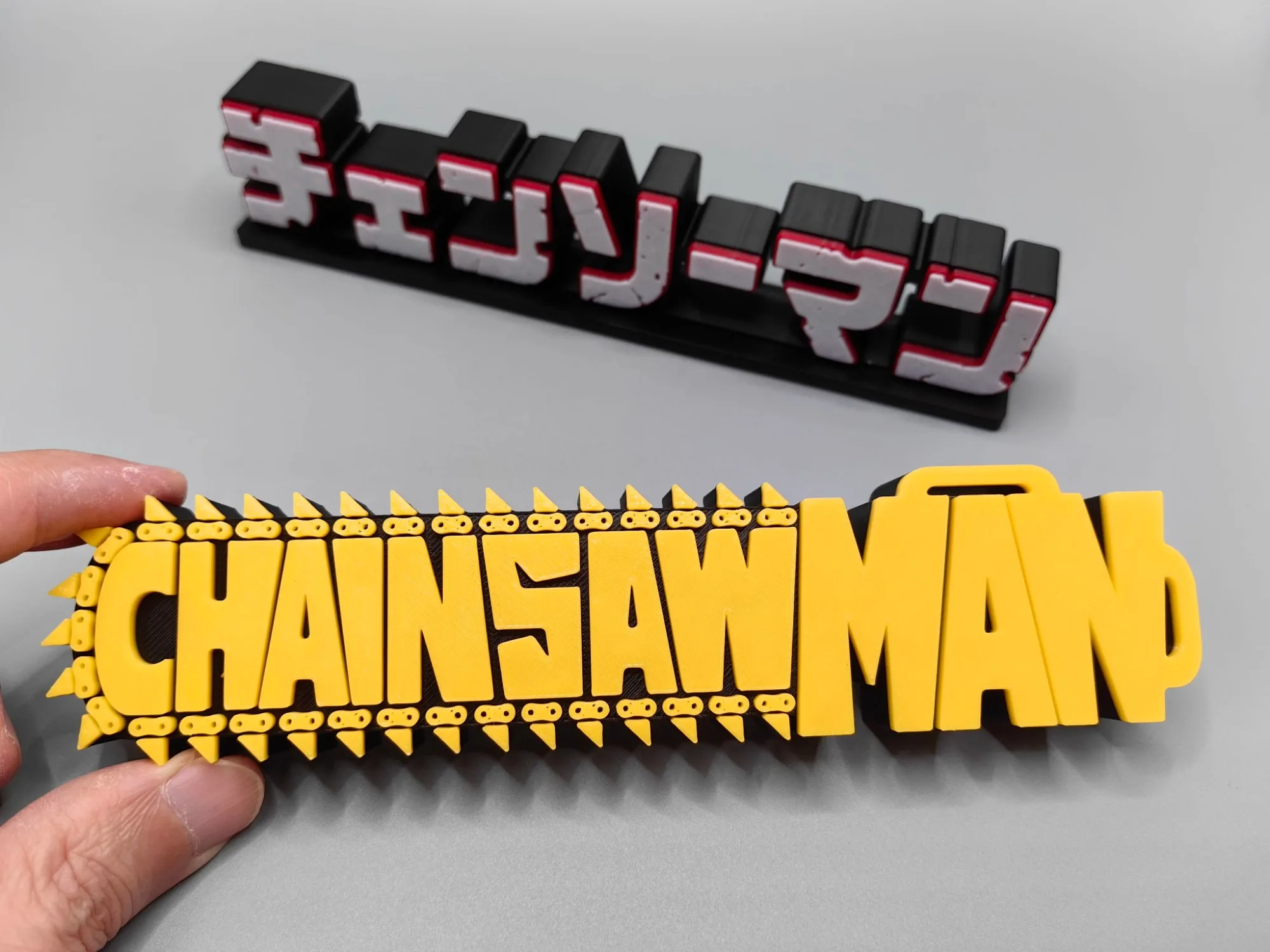 Anime Cosplay Makima - Anime motosserra homem logotipo 3d modelo