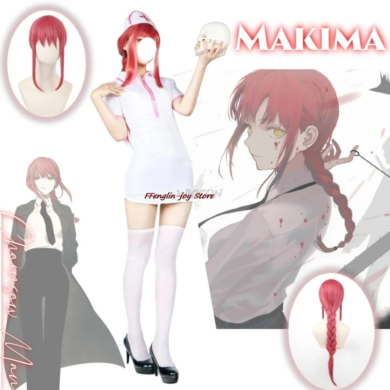 Anime Cosplay Makima - Nene 2025 Makima Anime Motosserra Homem