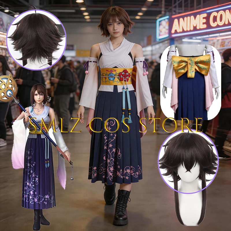 Anime Cosplay For Halloween - Fantasia Cosplay Yuna FF10 X Smlz