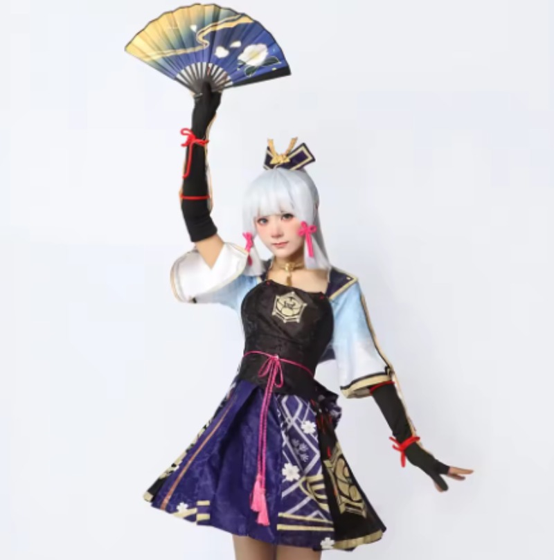 Anime Cosplay Dress - Kamisato ayaka cosplay kostüm spi genshin