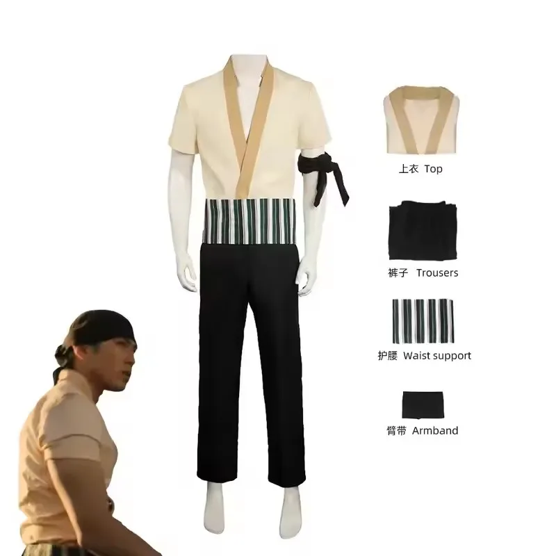 Live Action Anime Cosplay - Fantasia de Cosplay do Roronoa Zoro