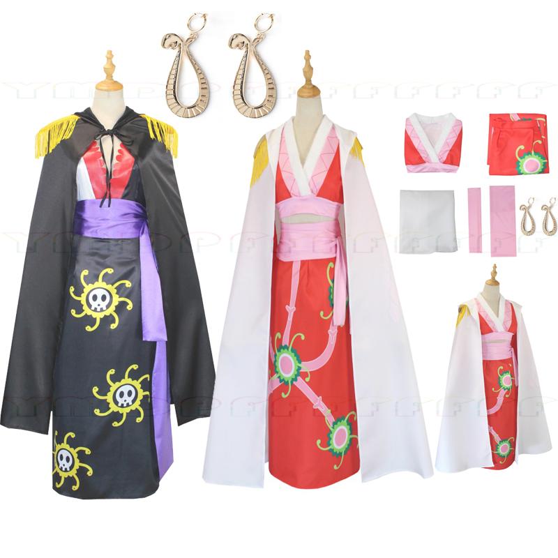 Anime Cosplay Boy - Anime boya hancock cosplay conjunto quimono