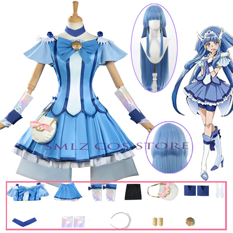 Anime Cosplay Dress - Fantasia de Cosplay Anime Smile Glitter