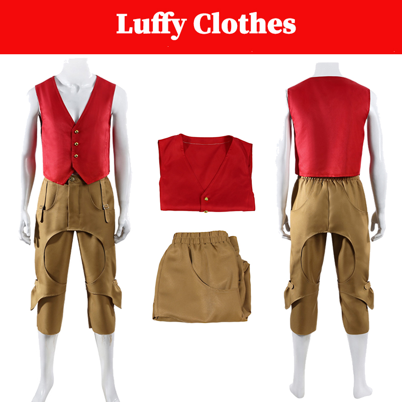 Live Action Anime Cosplay - Fantasia de Cosplay de Pirata Luffy