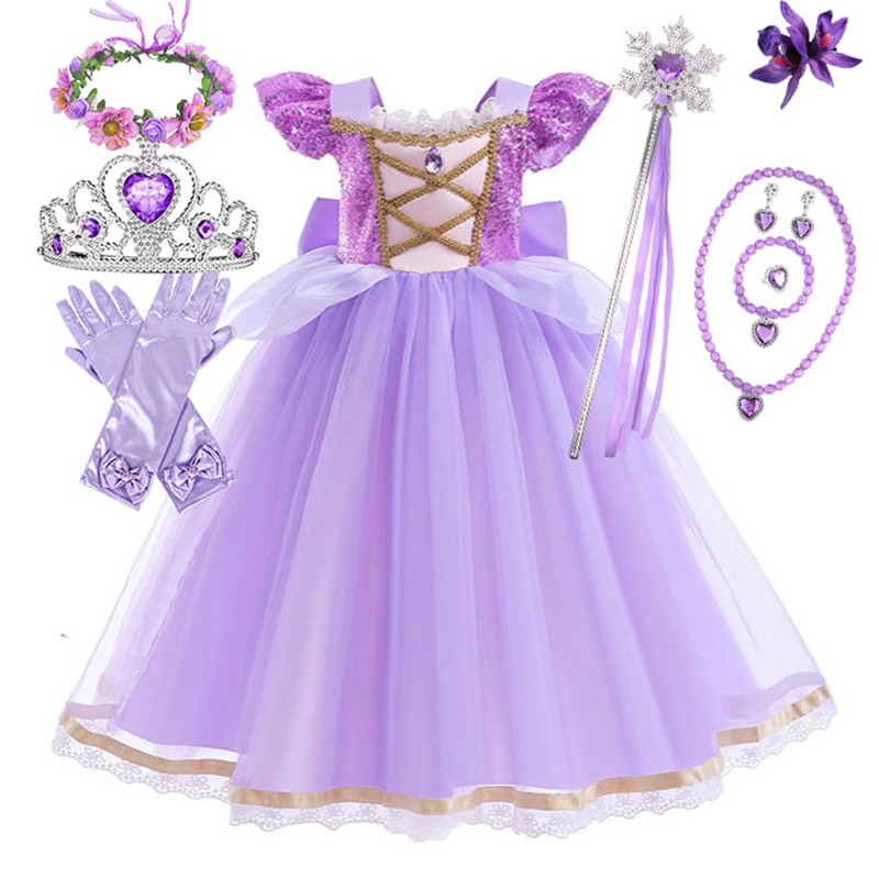 Anime Cosplay Simple - Fantasia de Princesa do Filme de