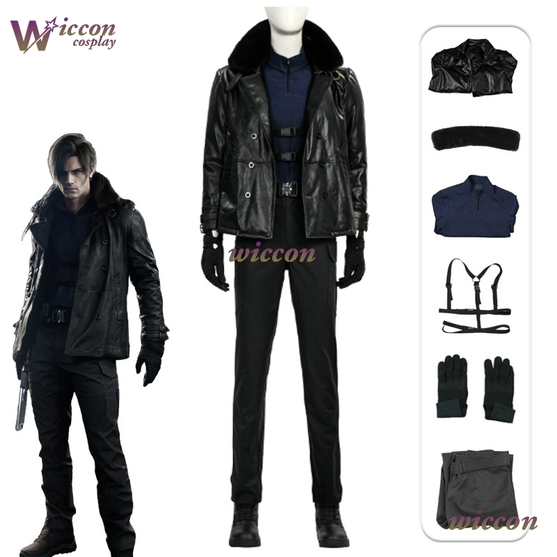 Anime Cosplay Outfits For Women - Cosplay Requiem Resident Evil Leon·S·Kennedy, Fantasia