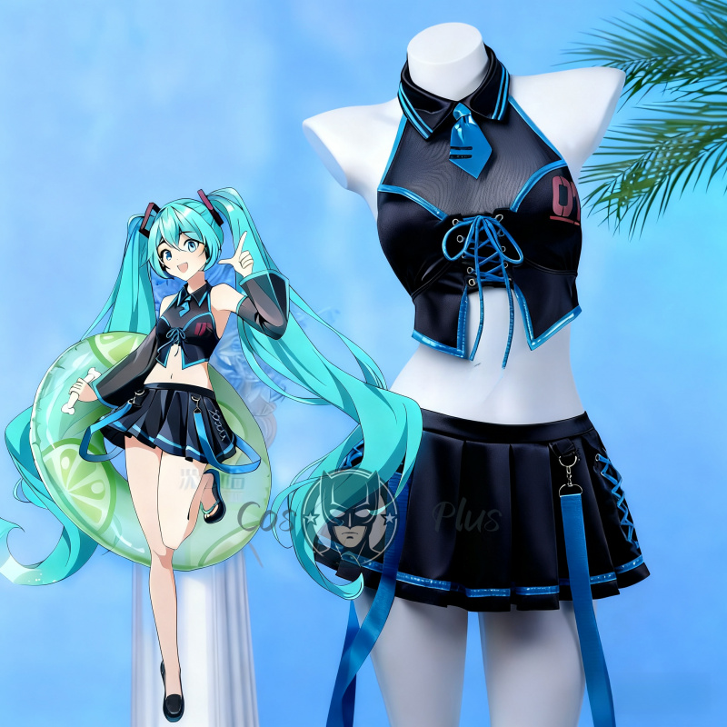Anime Cosplay Girls - Anime jogo miku seaxy ternos cosplay