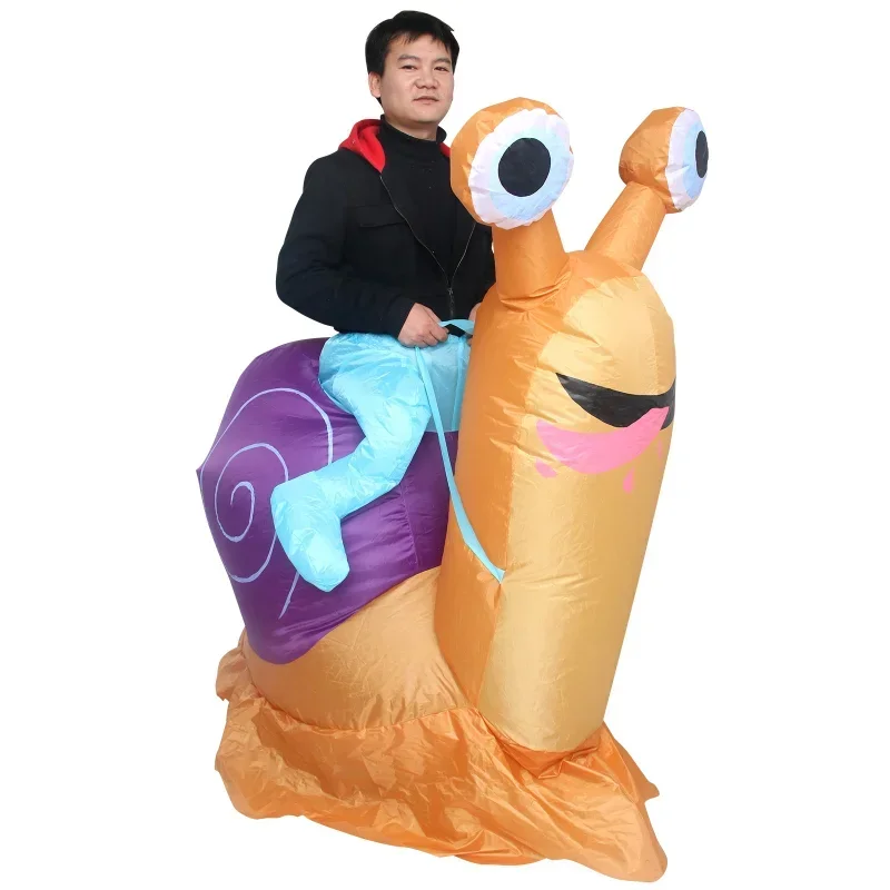 Anime Cosplay Simple - Traje inflável equitação em caracol engraçado