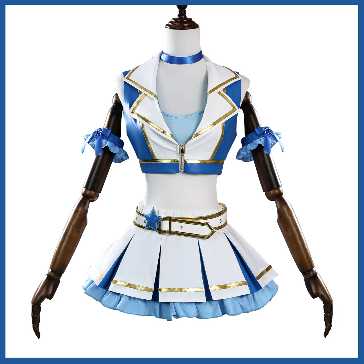 Azul branco plutônio casaco sa - Re Zero Rem Wig avaliação e preço