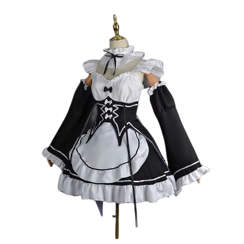 Fantasia de Cosplay Anime Re:z - Re Zero Rem Wig avaliação e preço