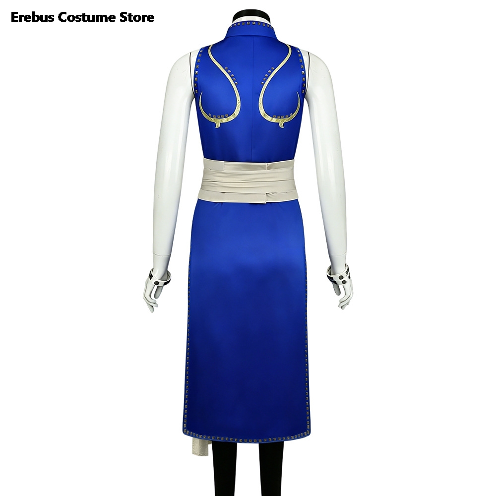 Conjunto de Fantasia Sexy Chun - Live Action Anime Cosplay avaliação e preço