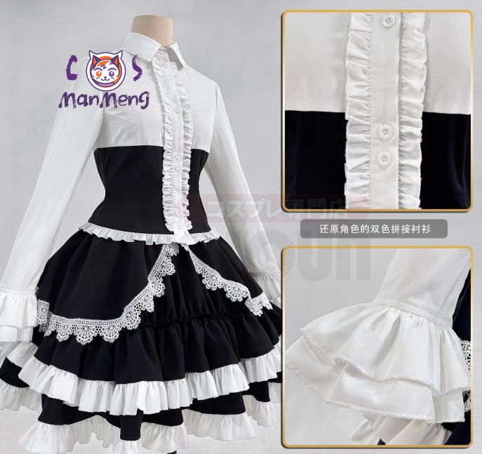 Novo Traje de Cosplay Gótico d - Anime Cosplay Girls avaliação e preço