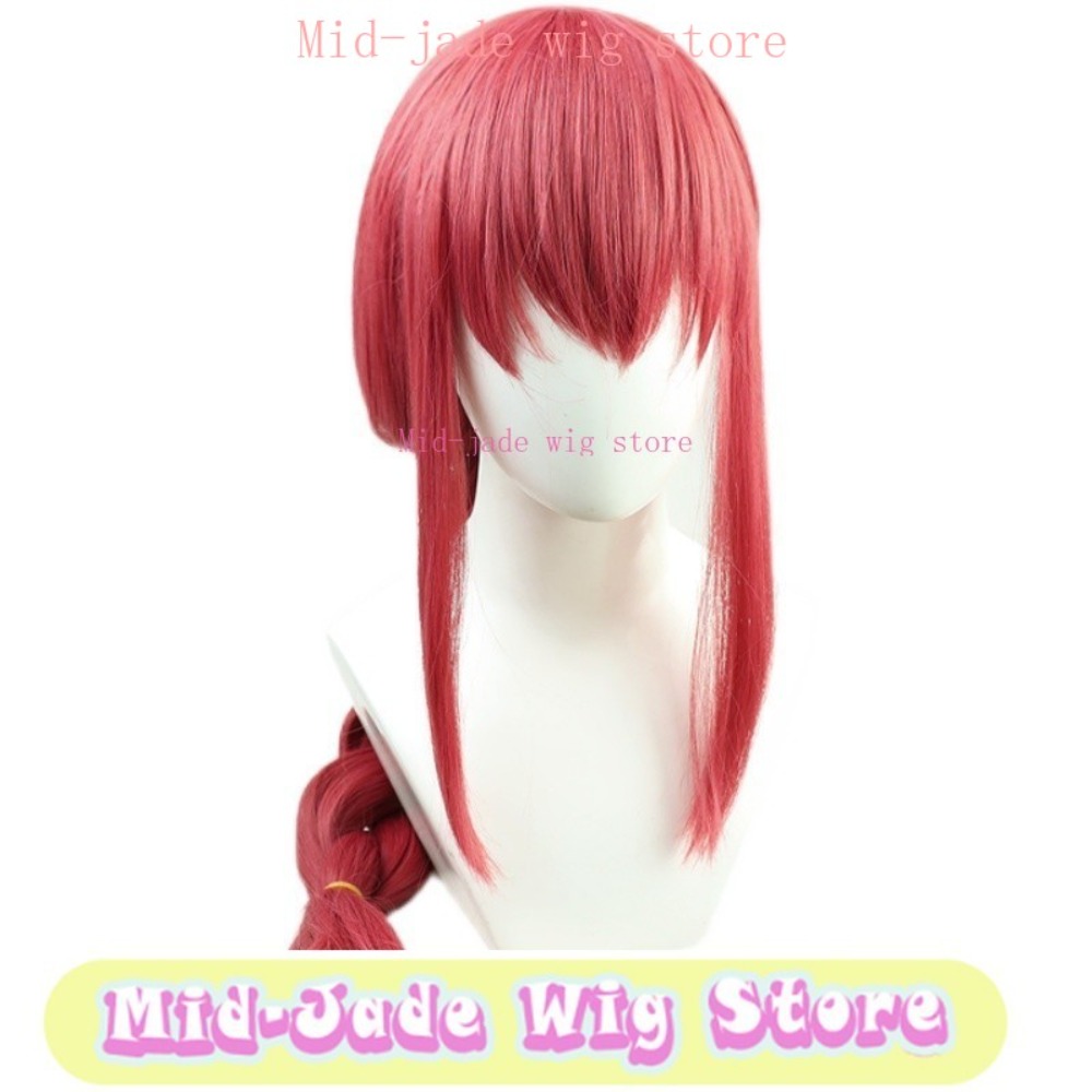 Peruca de Cosplay Makima Sinté - Anime Cosplay Makima avaliação e preço