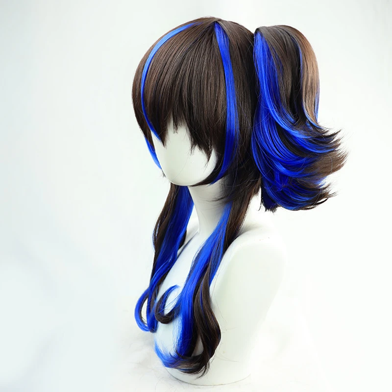 Peruca de rabo de cavalo sinté - Cosplay Anime Black Hair avaliação e preço