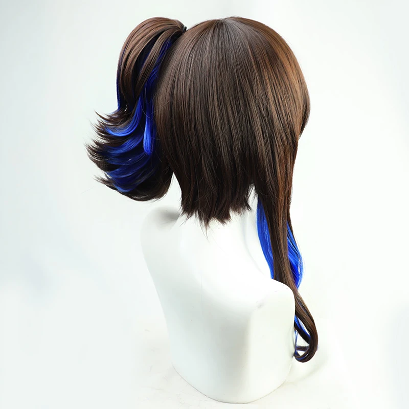 Peruca de rabo de cavalo sinté - Cosplay Anime Black Hair avaliação e preço
