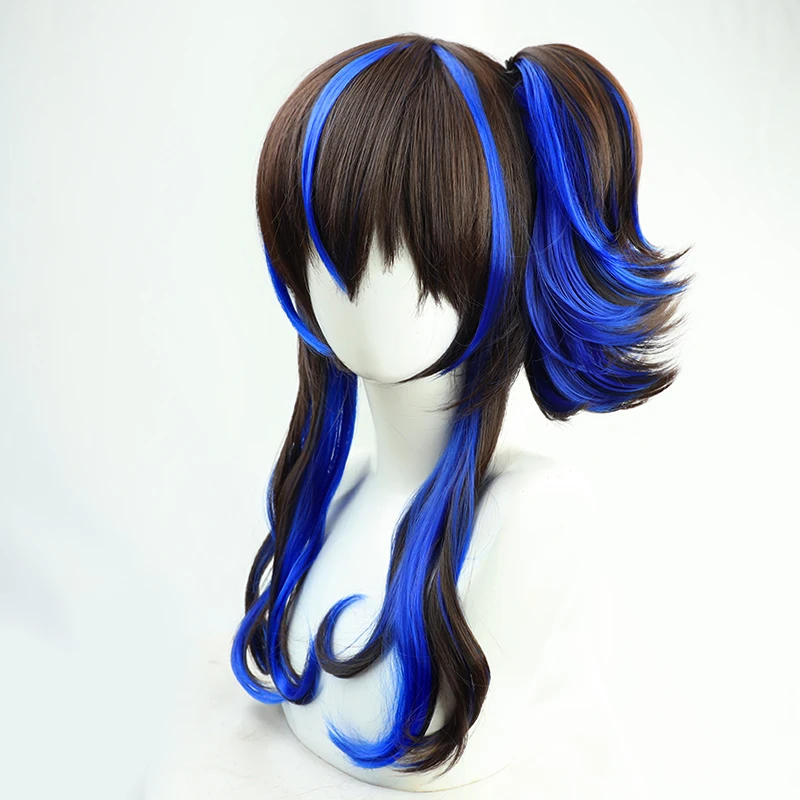 Peruca de rabo de cavalo sinté - Cosplay Anime Black Hair avaliação e preço