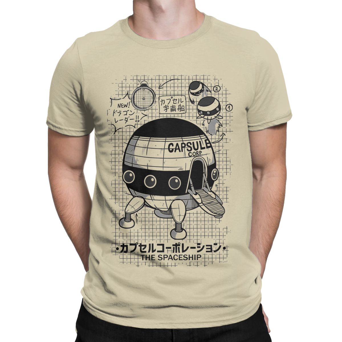 Homens camisetas cápsula corp  - Anime Cosplay Ideas Male avaliação e preço