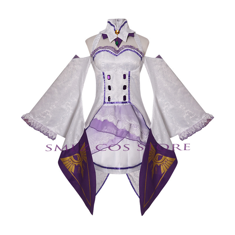 Fantasia de Cosplay Emilia do  - Anime Cosplay Dress avaliação e preço