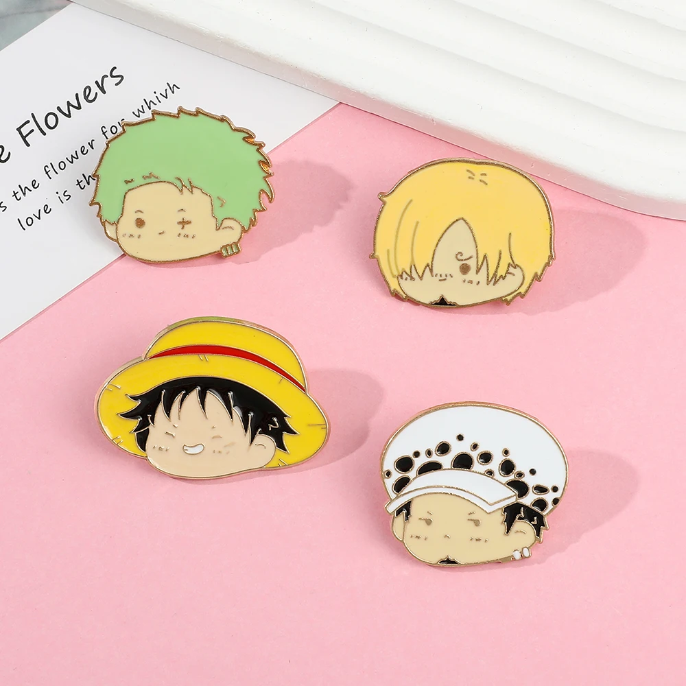 4 Peças Broche de Personagem d - Anime Cosplay Simple avaliação e preço