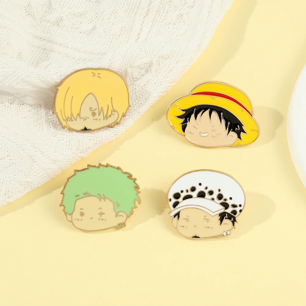 4 Peças Broche de Personagem d - Anime Cosplay Simple avaliação e preço