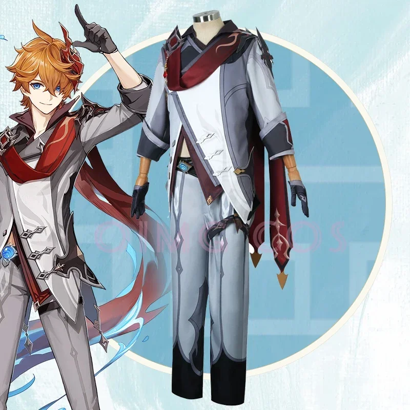 Genshin impacto tartaglia cosp - Anime Cosplay For Halloween avaliação e preço