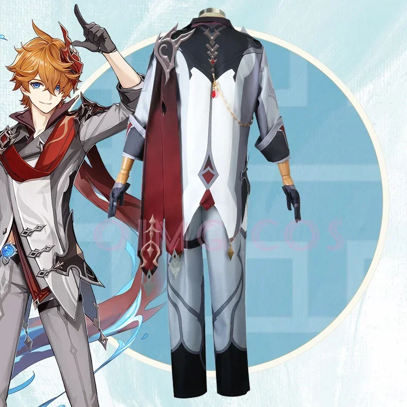 Genshin impacto tartaglia cosp - Anime Cosplay For Halloween avaliação e preço