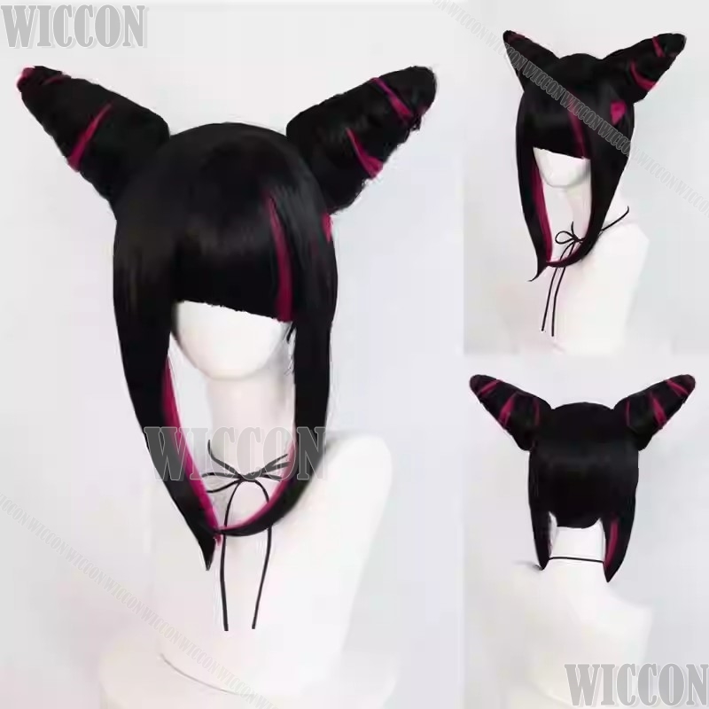 Kiriko juri jogo han sobre cos - Cosplay Anime Black Hair avaliação e preço