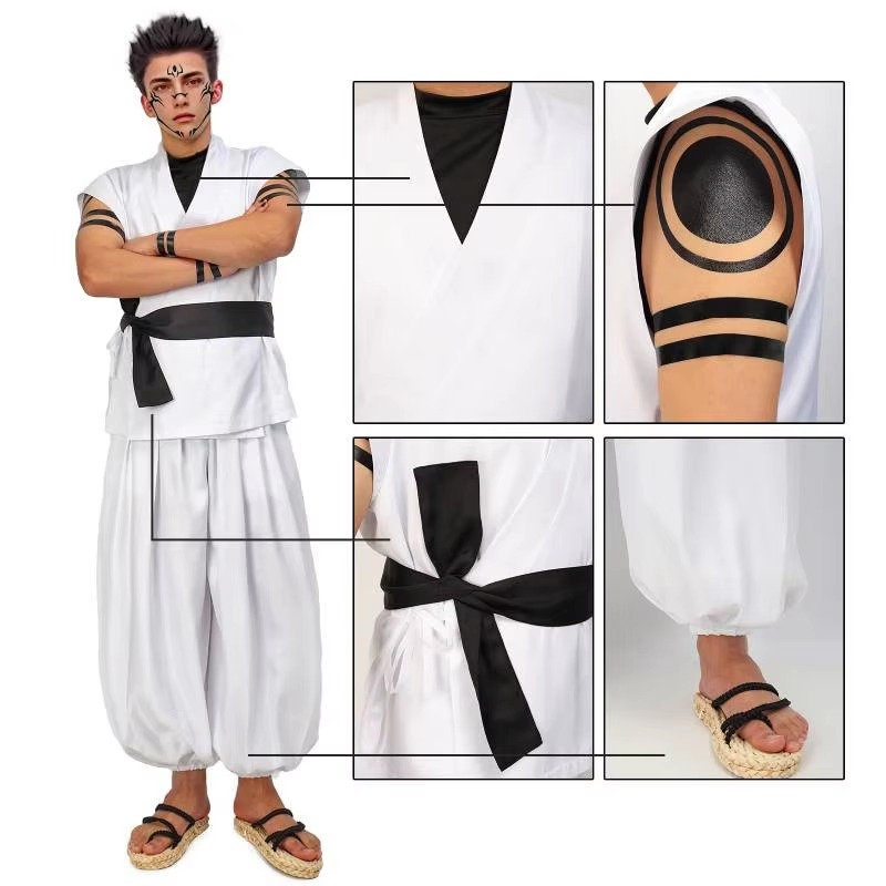 Fantasia de Cosplay Ryomen Suk - Anime Cosplay Jujutsu Kaisen avaliação e preço