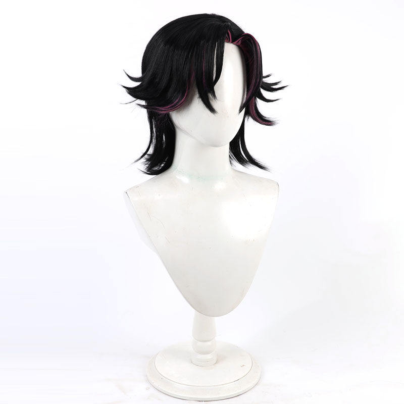 Peruca de Cosplay Vezalius Ban - Cosplay Anime Black Hair avaliação e preço