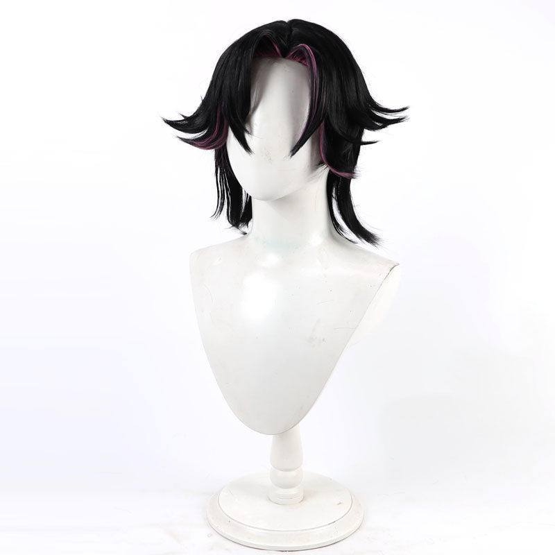 Peruca de Cosplay Vezalius Ban - Cosplay Anime Black Hair avaliação e preço
