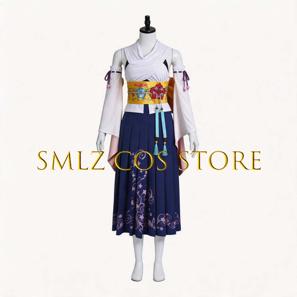 Fantasia Cosplay Yuna FF10 X S - Anime Cosplay For Halloween avaliação e preço