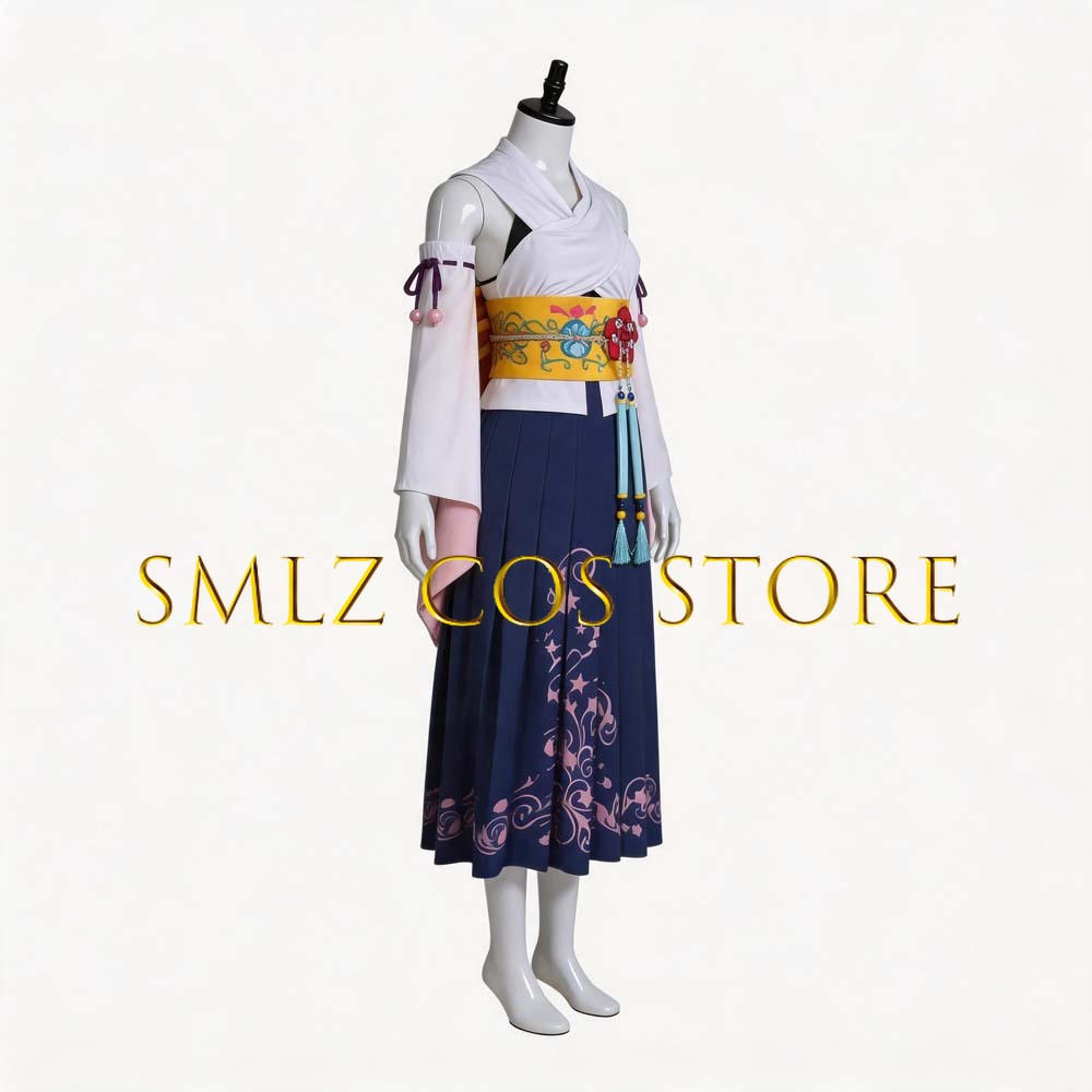 Fantasia Cosplay Yuna FF10 X S - Anime Cosplay For Halloween avaliação e preço