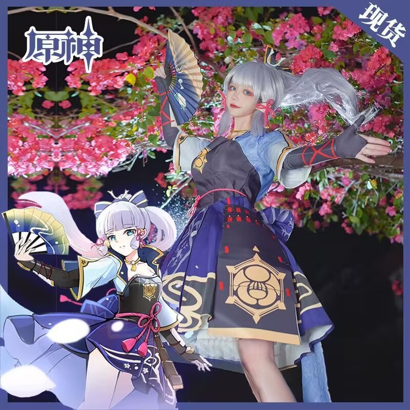 Kamisato ayaka cosplay kostüm  - Anime Cosplay Dress avaliação e preço