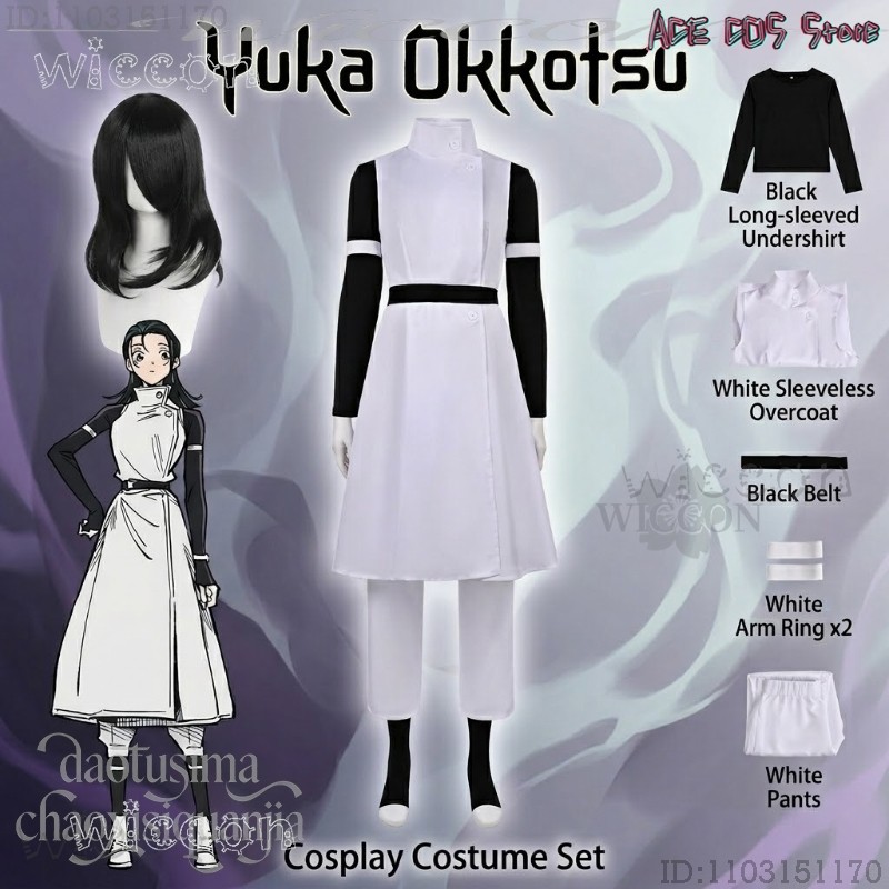 Fantasia JJK Yuka Okkozsusu –  - Cosplay Anime Jjk avaliação e preço