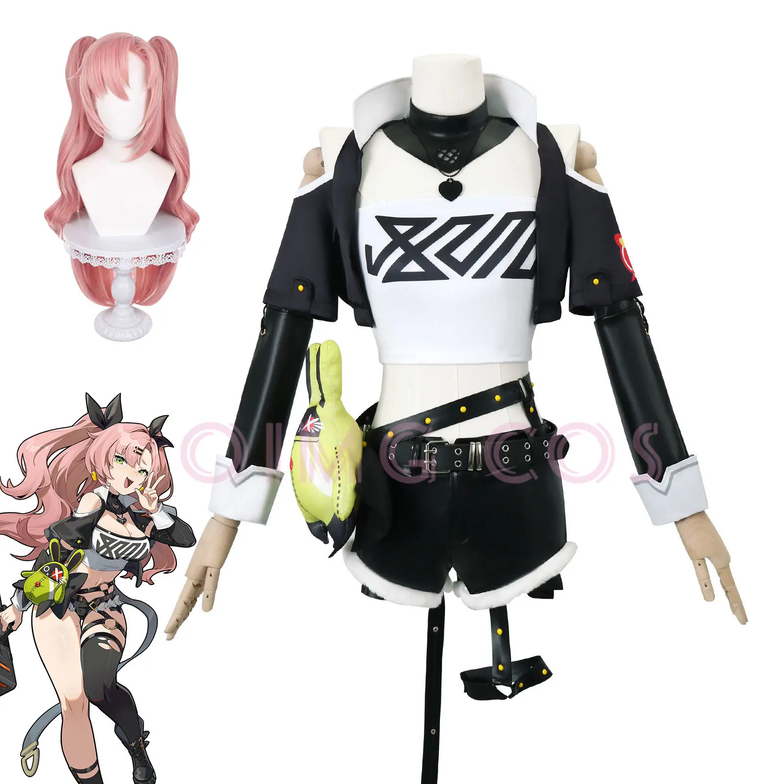 Fantasia de Cosplay Nicole Dem - Anime Cosplay Outfits For Women avaliação e preço