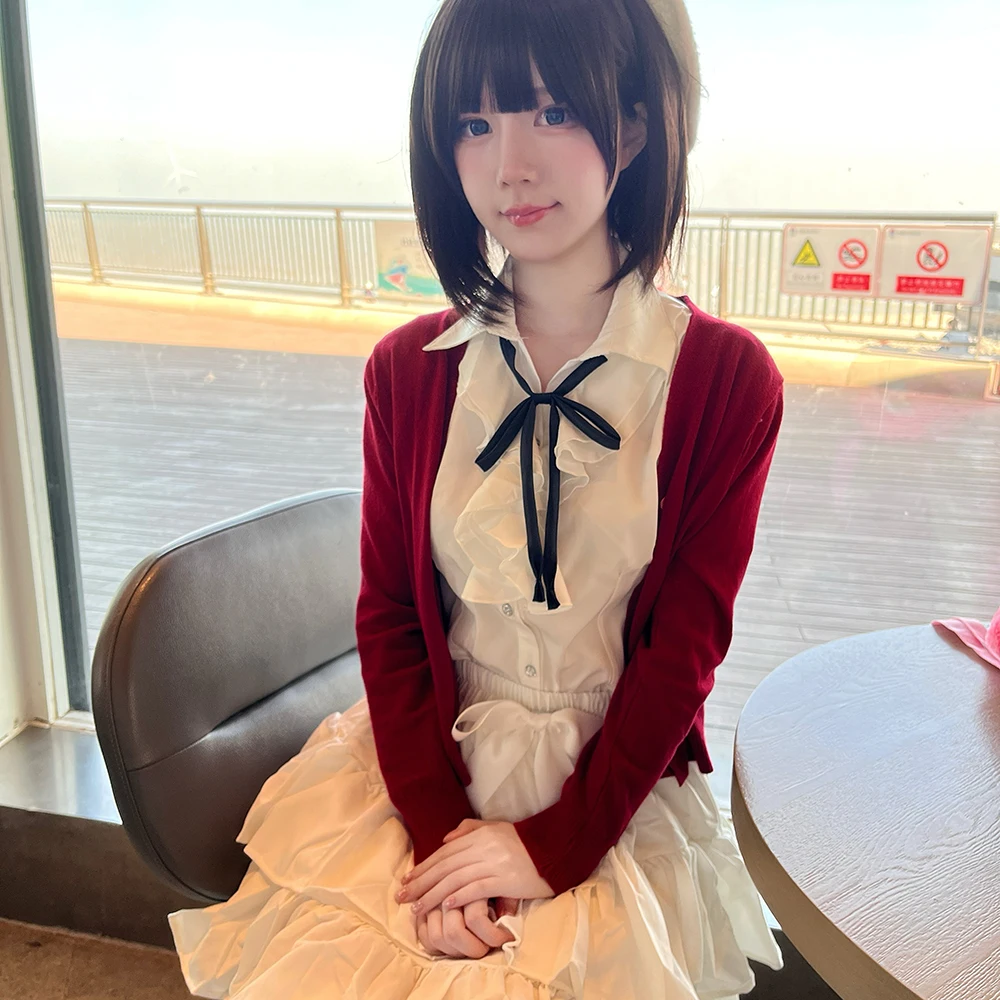 Menina casaco vermelho camisa  - Anime Cosplay Girls avaliação e preço