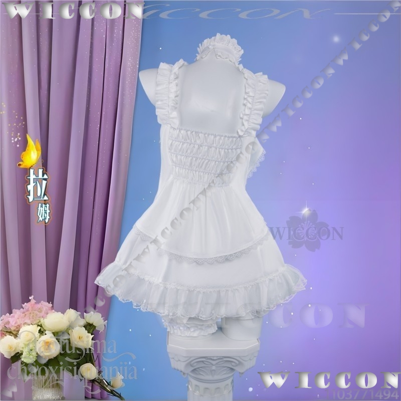 Ram Rem Sweet Angel Pure White - Re Zero Rem Wig avaliação e preço