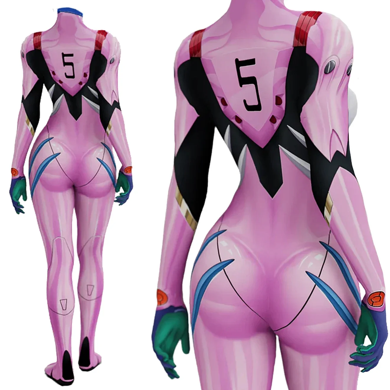 Anime eva 05 makinami cosplay  - Anime Cosplay Girls avaliação e preço