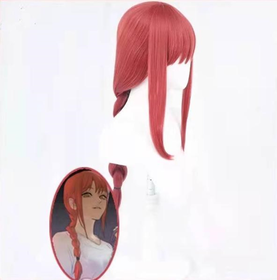 Makima peruca cosplay feminino - Anime Cosplay Makima avaliação e preço