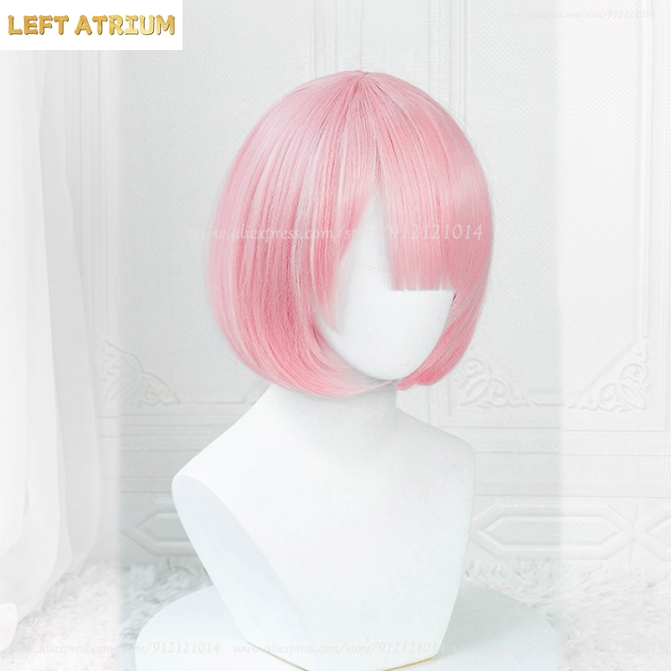 Peruca Cosplay Rem/Ram 30cm Gr - Re Zero Rem Wig avaliação e preço
