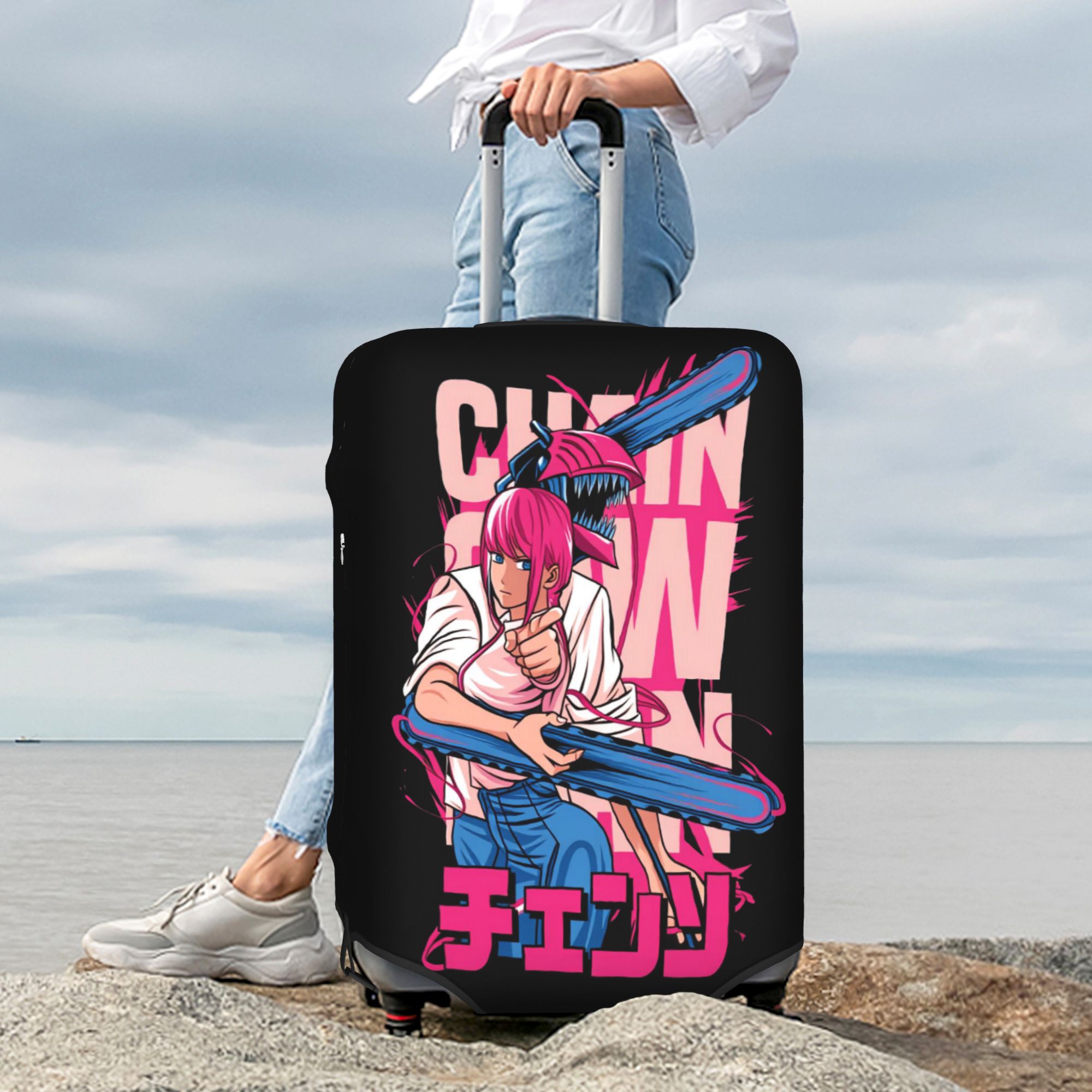 Capa para mala Chainsaw Man Ma - Anime Cosplay Makima avaliação e preço