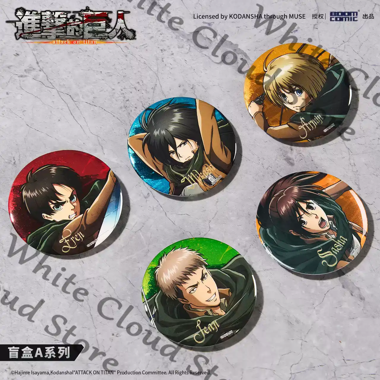 Anime Attack on Titan Levi Ack - Anime Cosplay Drawing avaliação e preço