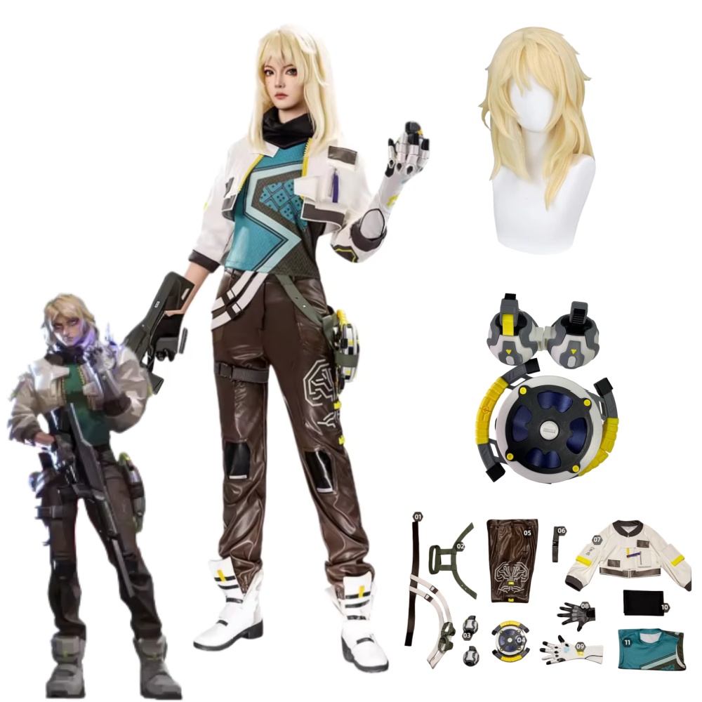 Fantasia de Cosplay Deadlock V - Anime Cosplay For Halloween avaliação e preço