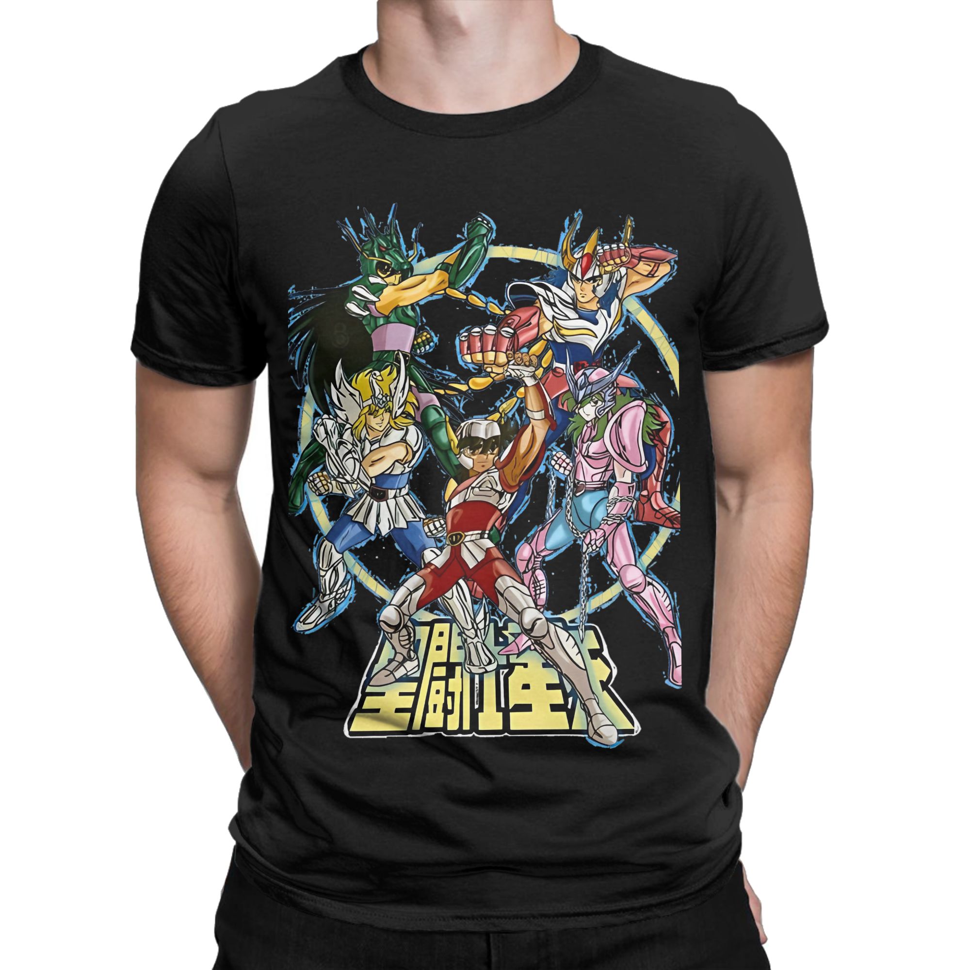 Camiseta de algodão para homen - Anime Cosplay Ideas Male avaliação e preço