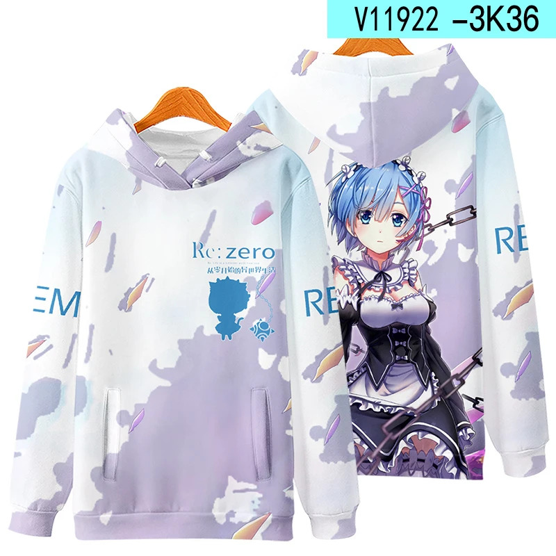 Moletom 3D Re Zero Cosplay com - Cosplay Anime Basic avaliação e preço