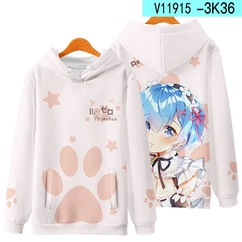Moletom 3D Re Zero Cosplay com - Cosplay Anime Basic avaliação e preço