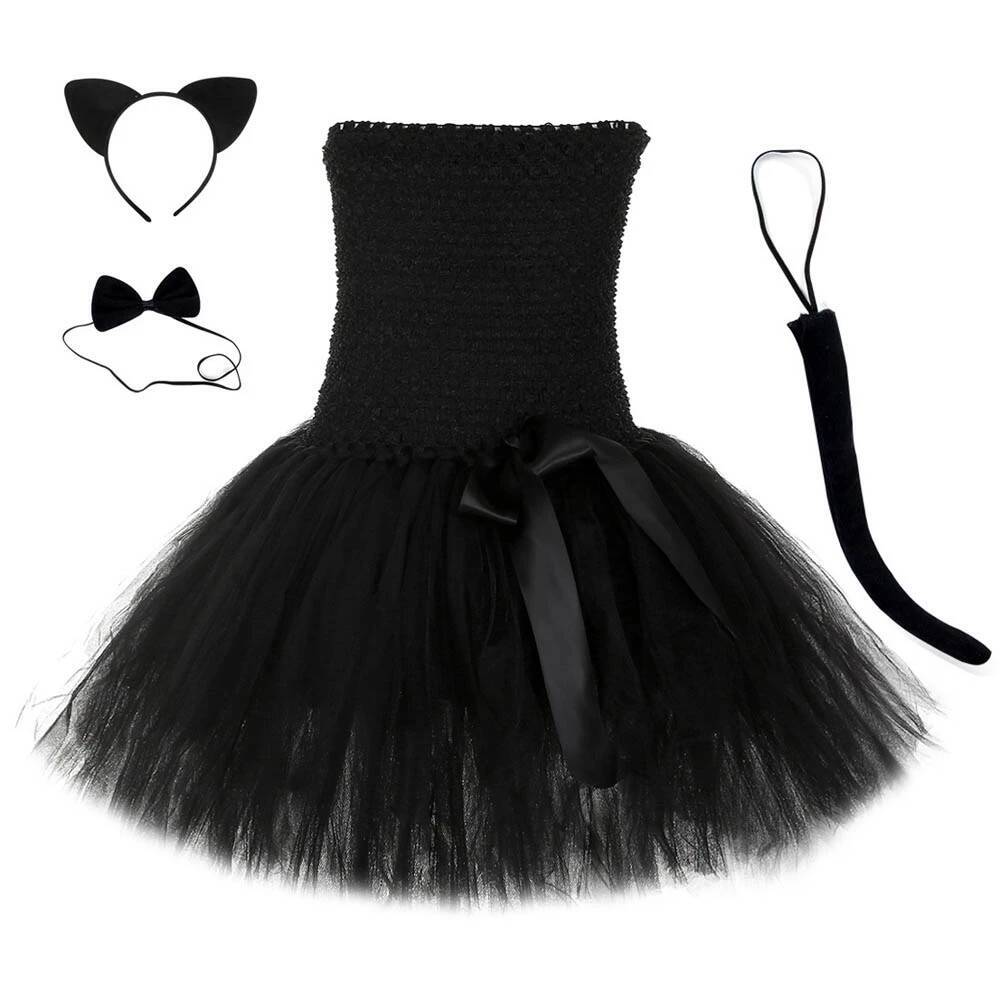 Vestido Tutu de Gato Preto Fof - Anime Cosplay Simple avaliação e preço