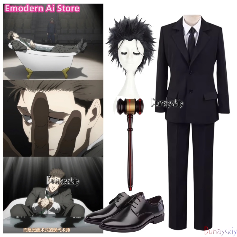 Fantasia de Cosplay Anime Hiro - Cosplay Anime Black Hair avaliação e preço
